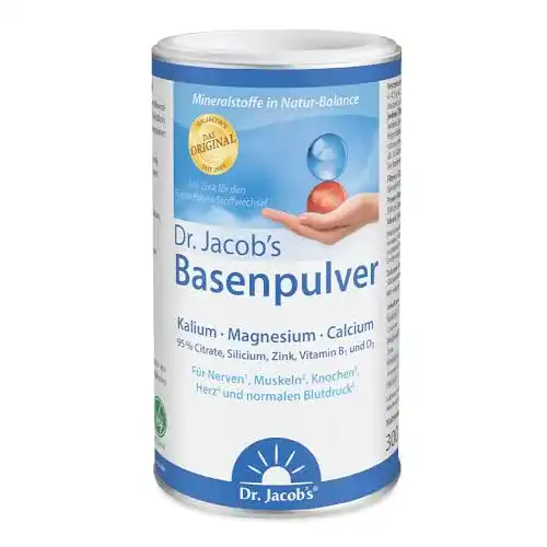 Basenpulver Dr. Jacob’s auf Citratbasis I besonders viel Kalium 300 g