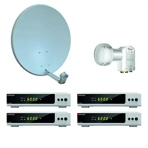 Die beste SAT-Anlage Opticum Digitale 4 Teilnehmer, mit HDTV-Receiver 2026 Test Bestseller SAT-Anlage Opticum Digitale 4 Teilnehmer, mit HDTV-Receiver