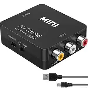 Upscaler faersi RCA auf HDMI Adapter, 1080P RCA HDMI Adapter