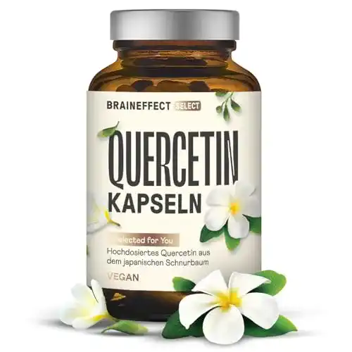 Quercetin VITAFAIR (500mg pro Tagesdosis), Vegan, 100 Kapseln
