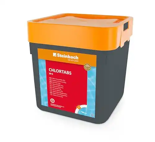 Die beste Chlortabletten (Pool) Steinbach Poolpflege Chlortabs, 20g, 5 kg 2026 Test Bestseller Chlortabletten (Pool) Steinbach Poolpflege Chlortabs, 20g, 5 kg