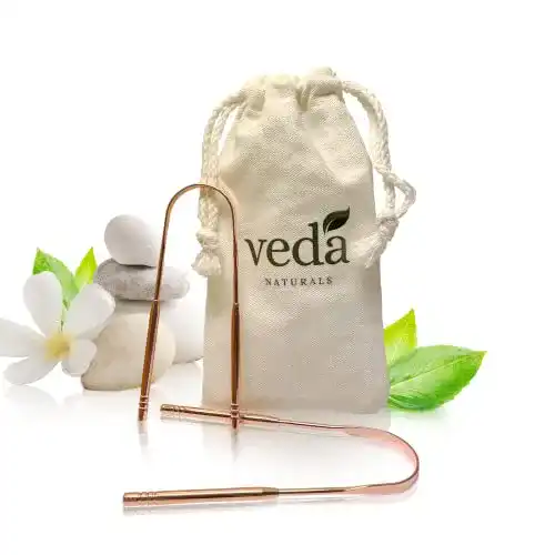 Zungenreiniger Kupfer veda NATURALS 2x Recycelte Verpackung