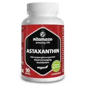 Astaxanthin Vitamaze, amazing life Kapseln hochdosiert & vegan