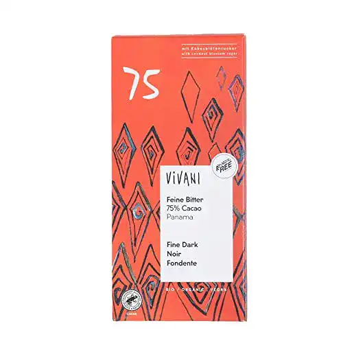 Vivani-Schokolade Vivani Bio Feine Bitter 75% Cacao Panama, 80 g