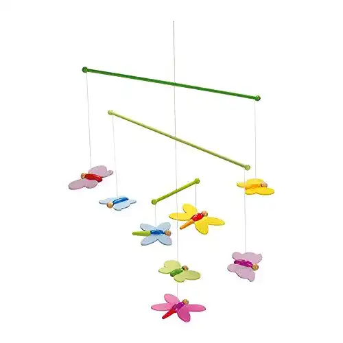 Die beste Baby-Mobile goki Mobile Schmetterlinge: 33 x 42 cm, Holz, 8 Teile 2026 Test Bestseller Baby-Mobile goki Mobile Schmetterlinge: 33 x 42 cm, Holz, 8 Teile