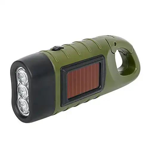 Kurbellampe iTimo Handkurbel Wiederaufladbare Taschenlampe