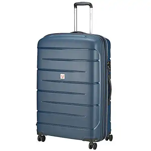 Roncato-Koffer RONCATO Flight DLX 4-Rollen-Trolley 79 cm blu