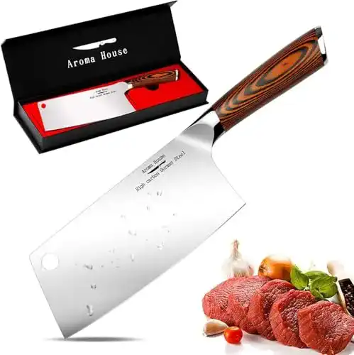 Die beste Chinesisches Kochmesser Aroma House Hackmesser 7 Zoll 2026 Test Bestseller Chinesisches Kochmesser Aroma House Hackmesser 7 Zoll