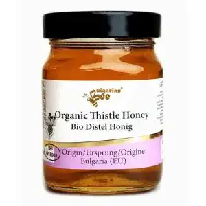 Roher Honig Bulgarian Bee 450 g Distel Bienenhonig