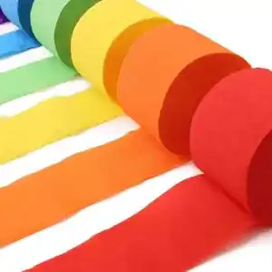 Krepppapier SUNBEAUTY 9er Set 9 Farben Regenbogen