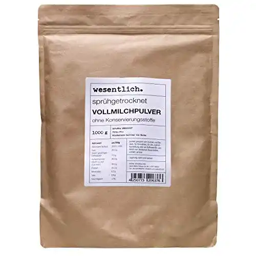 Die beste Vollmilchpulver wesentlich. (1000g) - im Standbodenbeutel 2026 Test Bestseller Vollmilchpulver wesentlich. (1000g) – im Standbodenbeutel
