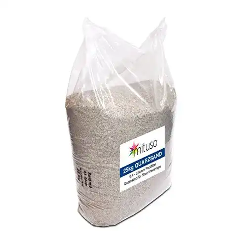 Filtersand Mituso Quarzsand, , Körnung 0,4-0,8mm, Aquariumsand