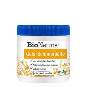 Schmierseife BIONATURA feste Gold- zur gründlichen Reinigung