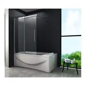 Badewannenaufsatz home-systeme Schiebetür-Duschtrennwand