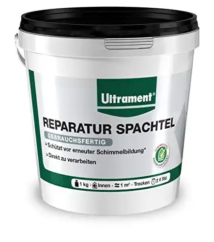 Spachtelmasse Ultrament Reparatur Spachtel | In Weiß | 1 KG