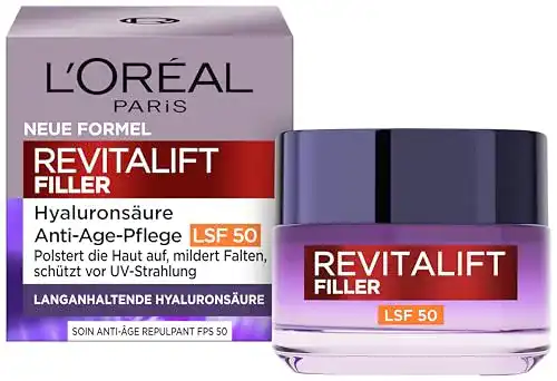 Tagescreme mit LSF 50 L’Oréal Paris Hyaluron, Anti-Aging 50 ml