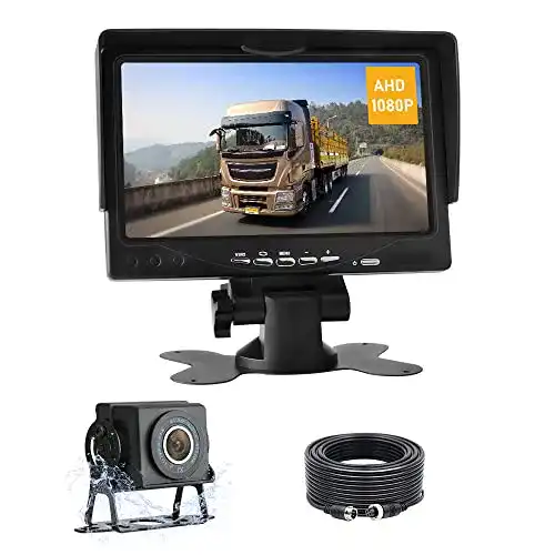 Rückfahrkamera mit Kabel Jansite AHD 1080P Rückfahrkamera-Set