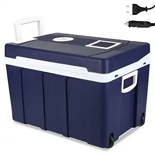 Kühlbox 50 Liter Gino Gelati 50 Liter 2 in 1 Mini Kühlschrank