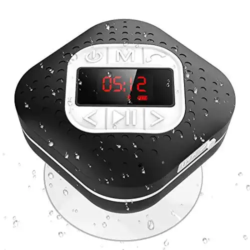 Badradio AGPTEK Bluetooth 4.1 mit LED Digitalem Bildschirm