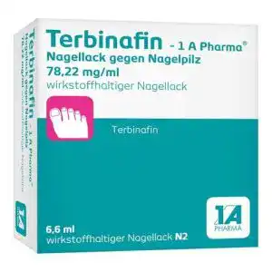 Nagelpilzlack 1A PHARMA Terbinafin, 6,6 ml
