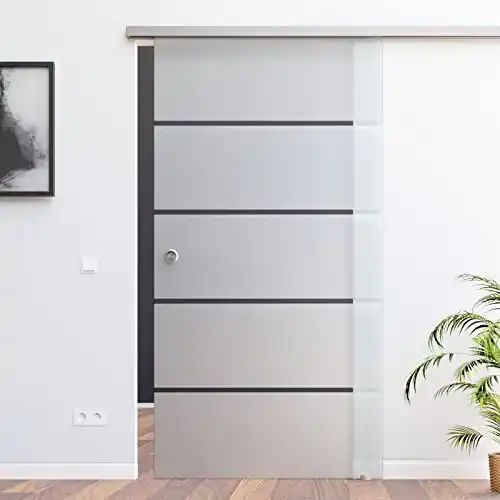 Schiebetür AMOD BP1-775-AS: system ESG 775x2050x8mm P1