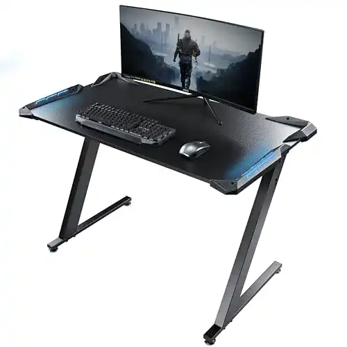Gaming-Tisch EUREKA ERGONOMIC Gaming Tisch Z1S, RGB LED