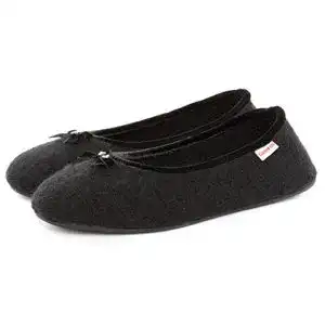 Hausschuhe Damen GIESSWEIN Hohenau, Pantoffeln Damen, Schwarz 022