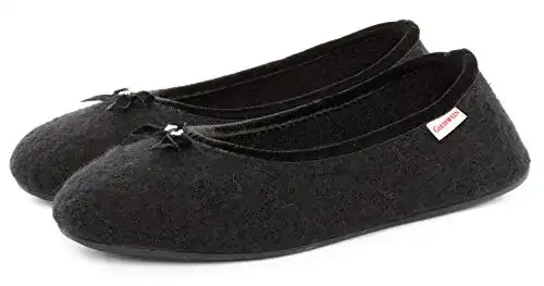 Hausschuhe Damen GIESSWEIN Hohenau, Pantoffeln Damen, Schwarz 022