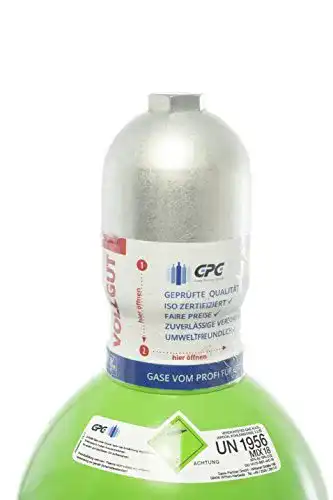 Argon-Gasflasche Gase Partner Schutzgas 18/20 Liter, MAG