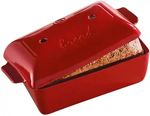 Die beste Brotbackform Keramik Emile Henry Brotlaib, Rot, 24x15x12.5 cm 2026 Test Bestseller Brotbackform Keramik Emile Henry Brotlaib, Rot, 24x15x12.5 cm
