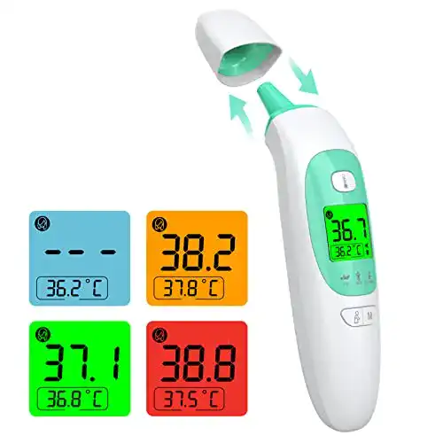Stirnthermometer KKmier Kontaktlos Stirn- und Ohr