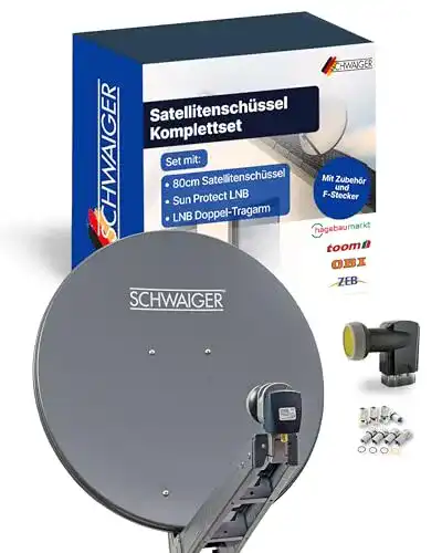 Schwaiger-Satellitenschüssel SCHWAIGER 4630 Sat Anlage