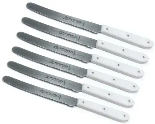 Marsvogel-Messer Marsvogel 6 Stück Tafelmesser POM spitz