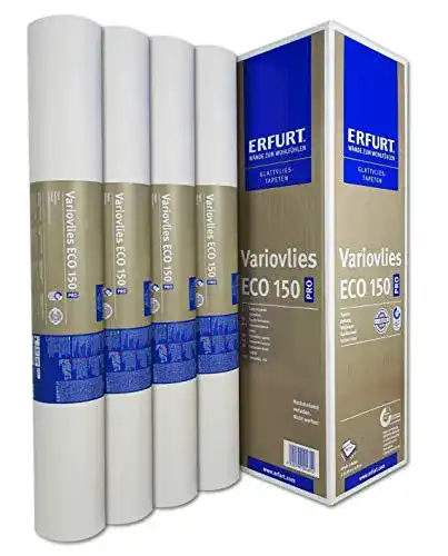 Die beste Malervlies 150 g Erfurt Eco-Vlies EV 150g/qm Ecovlies, 8 Rollen 2026 Test Bestseller Malervlies 150 g Erfurt Eco-Vlies EV 150g/qm Ecovlies, 8 Rollen
