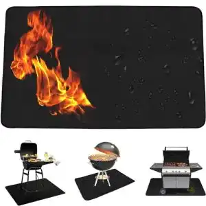 Bodenschutzmatte-Grill CHSEEO Feuerfeste Unterlage