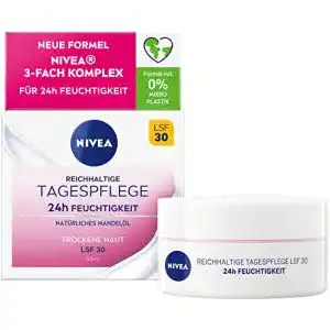 Tagescreme mit LSF 30 NIVEA Reichhaltige Tagespflege 24h