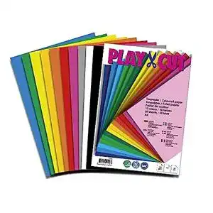 Bastelpapier PLAY-CUT Tonpapier A4 (130g/m2) | 50 Bogen Din A4 Papier