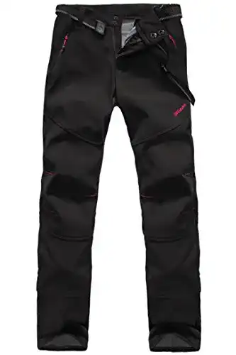 Wanderhosen Micosuza Damen Fleece Wanderhose Winddicht
