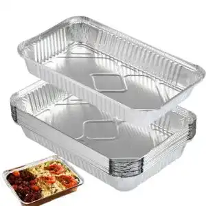Aluschalen FOCCTS 25 Stück Aluminium-Tropfschalen, 31 x 21 cm