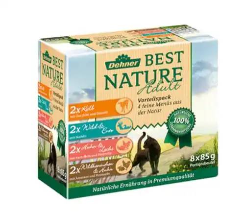 Dehner-Katzenfutter Dehner Best Nature Multipack, 8 x 85 g