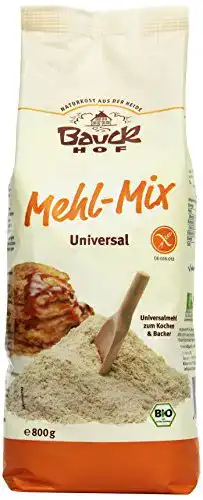 Glutenfreies Mehl Bauckhof Mehl-Mix Universal, 4 x 800 g Bio