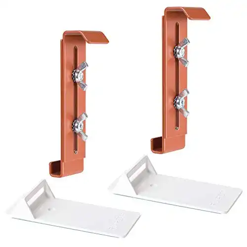Blumenkastenhalter Fixpot der unsichtbare und sichere 2 er Set