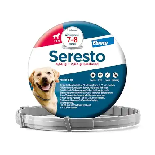Zeckenhalsband für Hunde Bayer Vital GmbH GB – Tierg Seresto