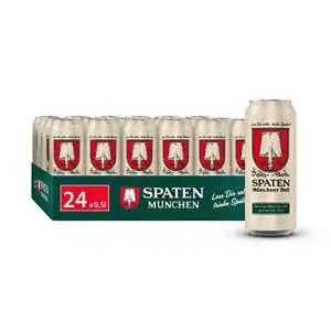 Helles Bier Spaten Münchner Hell Dosenbier EINWEG 24 x 0.5 l
