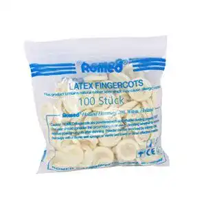Fingerlinge Romed Latex, Large, 100 Stück