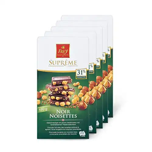 Frey-Schokolade Frey 5x Suprême Noir Haselnuss