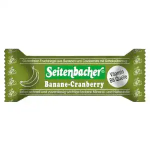 Energieriegel Seitenbacher Banane-Cranberry Riegel, 12er Pack