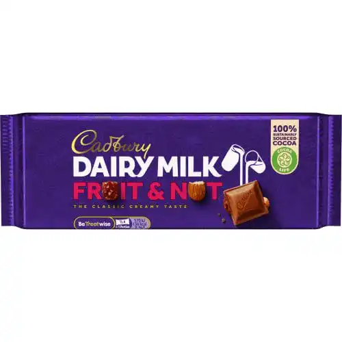 Cadbury-Schokolade Cadbury Dairy Fruit & Nut, 200 g