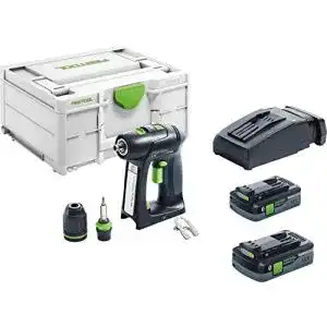Profi-Akkuschrauber-18V Festool 574738 Akku-Bohrschrauber, C 18