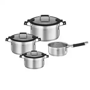 Rösle-Töpfe RÖSLE SILENCE PRO Topf-Set 4-tlg., hochwertig
